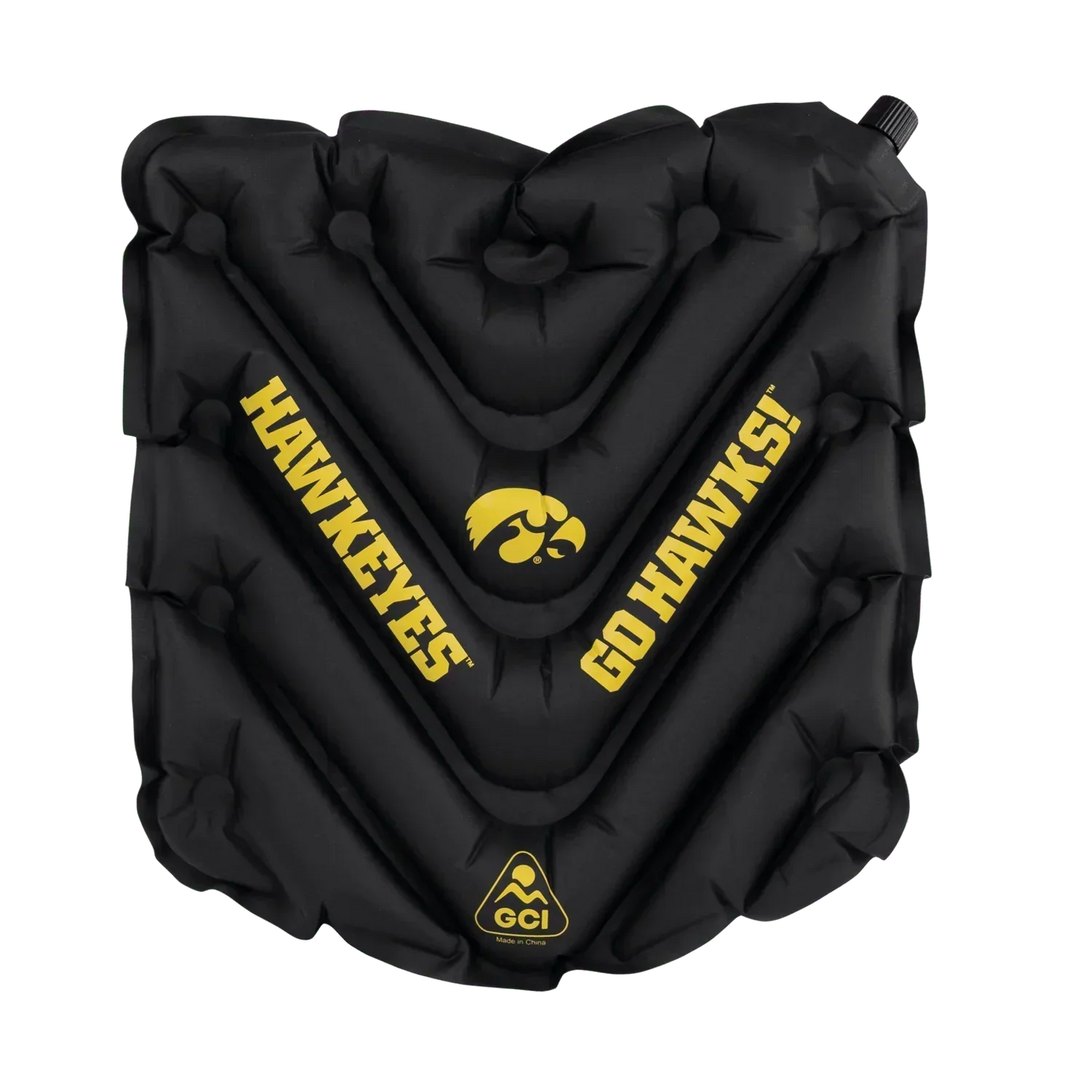 College V Seat™ Inflatable Stadium Cushion - Iowa Hawkeyes - Travel Edit