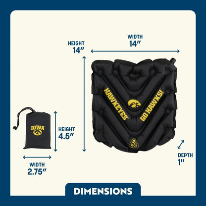 College V Seat™ Inflatable Stadium Cushion - Iowa Hawkeyes - Travel Edit