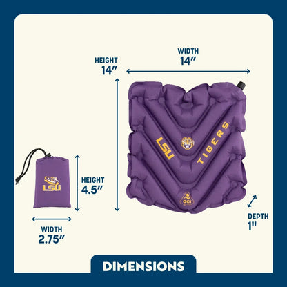 College V Seat™ Inflatable Stadium Cushion - LSU Tigers - Gift Ready