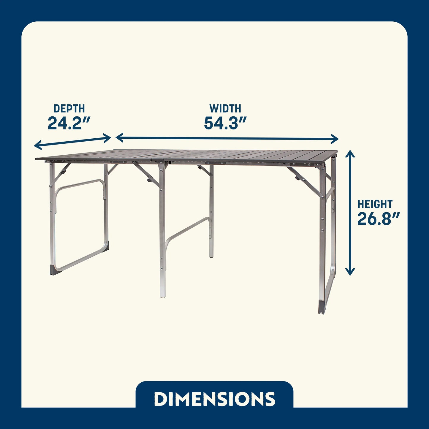 Slim-Fold Table - Fresh Ready