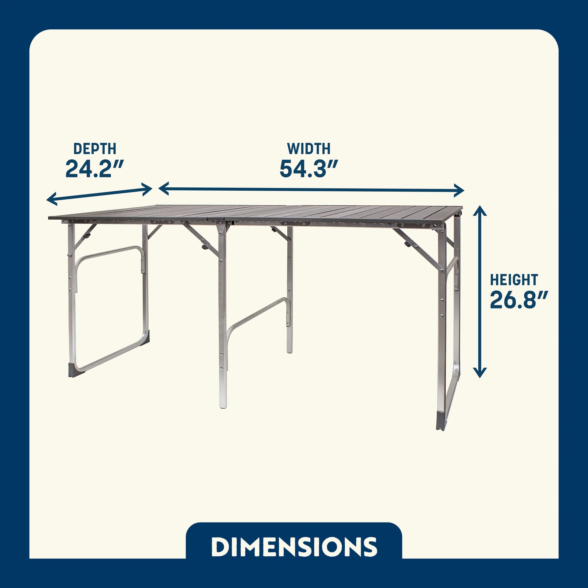 Slim-Fold Table - Fresh Ready
