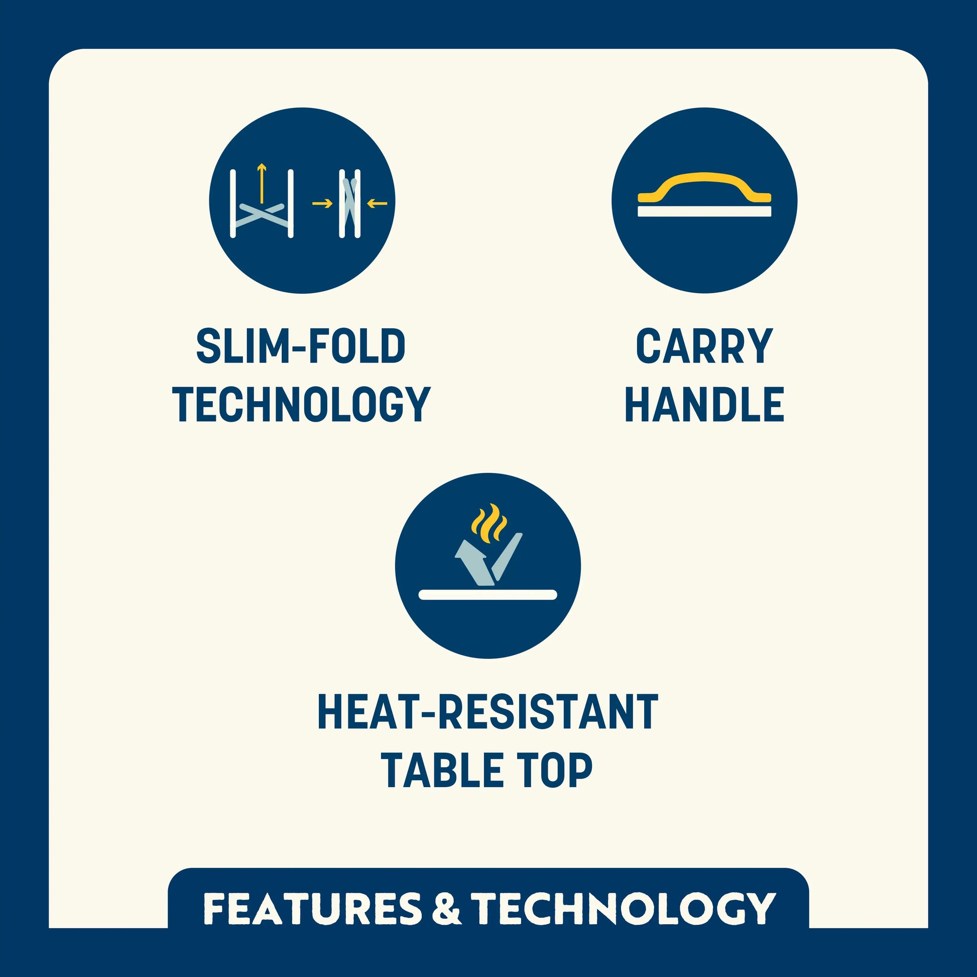 Slim-Fold Table - Fresh Ready