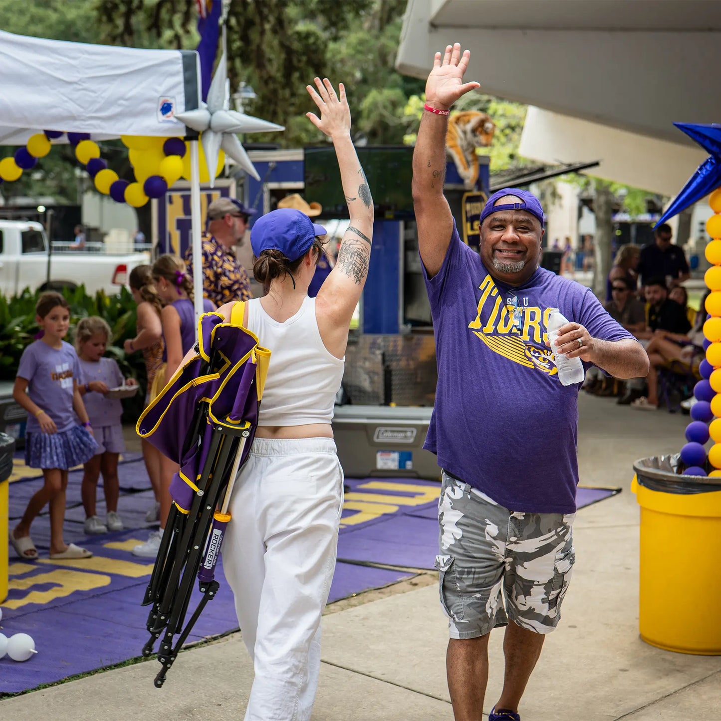 College Comfort Pro Rocker™ - LSU Tigers - Clean Bundle