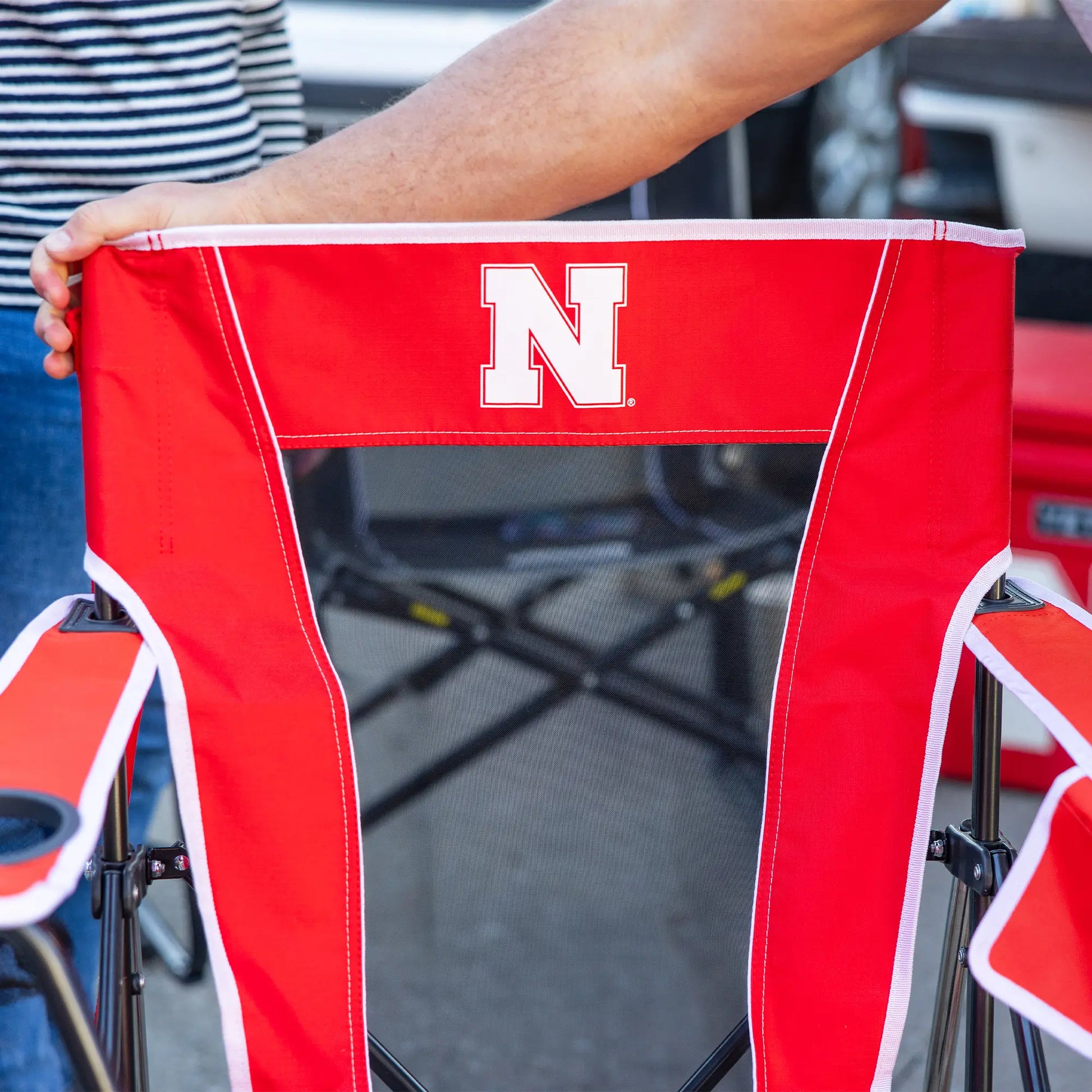 College Comfort Pro Rocker™ - Nebraska Cornhuskers - Travel Edit
