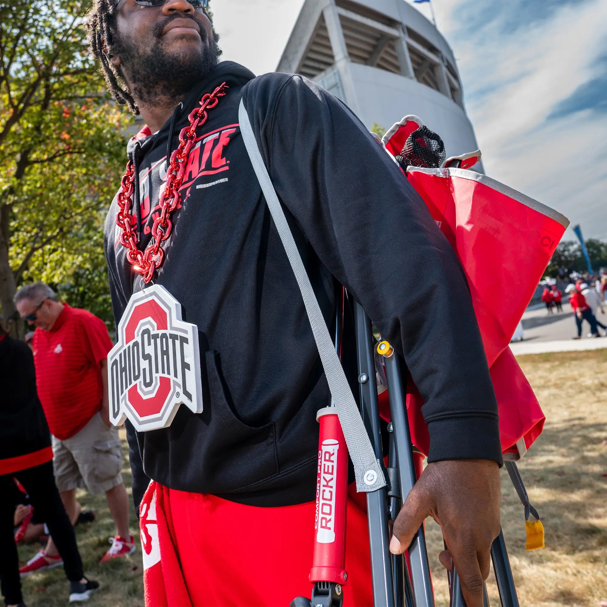College Comfort Pro Rocker™ - Ohio State Buckeyes - Clean Bundle