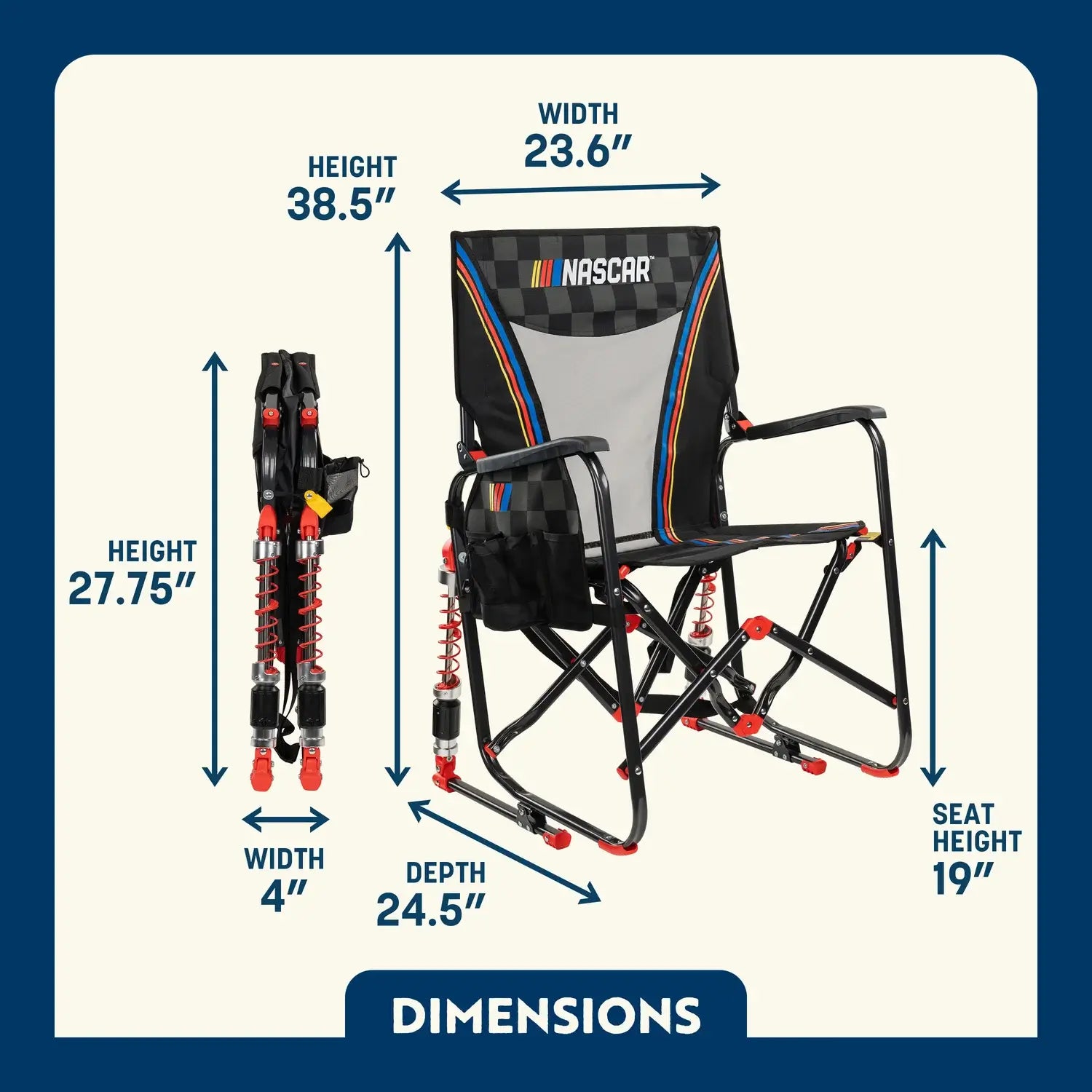 Adjustable Rocker™ - NASCAR - Easy Set